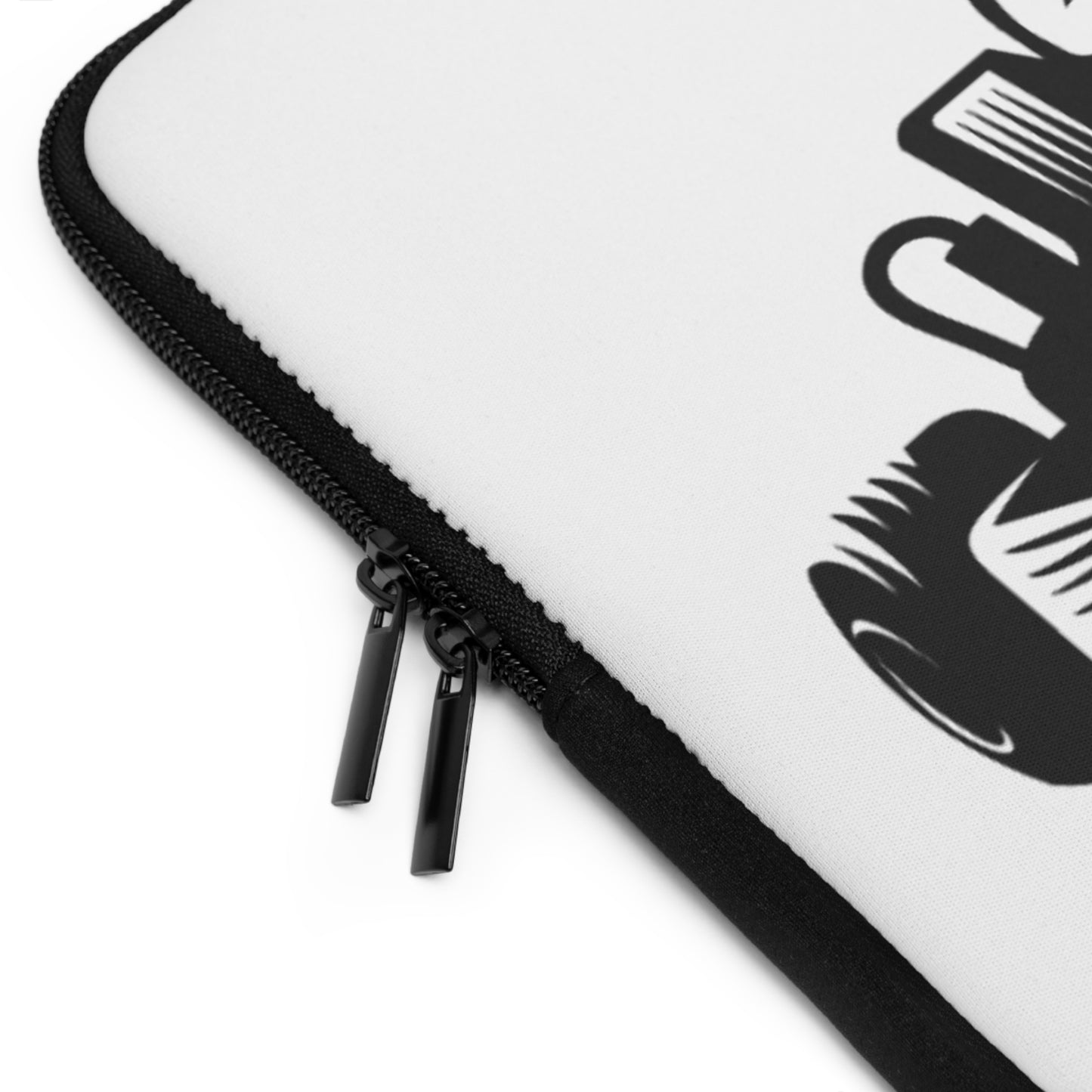 Laptop Sleeve: Racing White