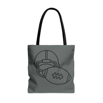 Tote Bag: Football Dark Grey