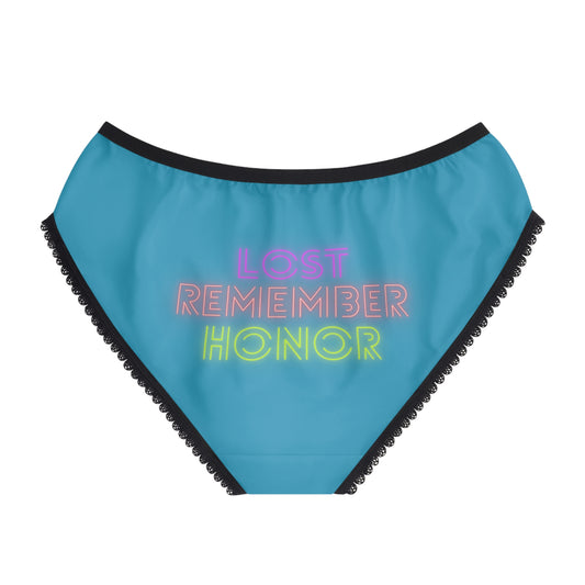 Women's Briefs: Lost Remember Honor Turquoise