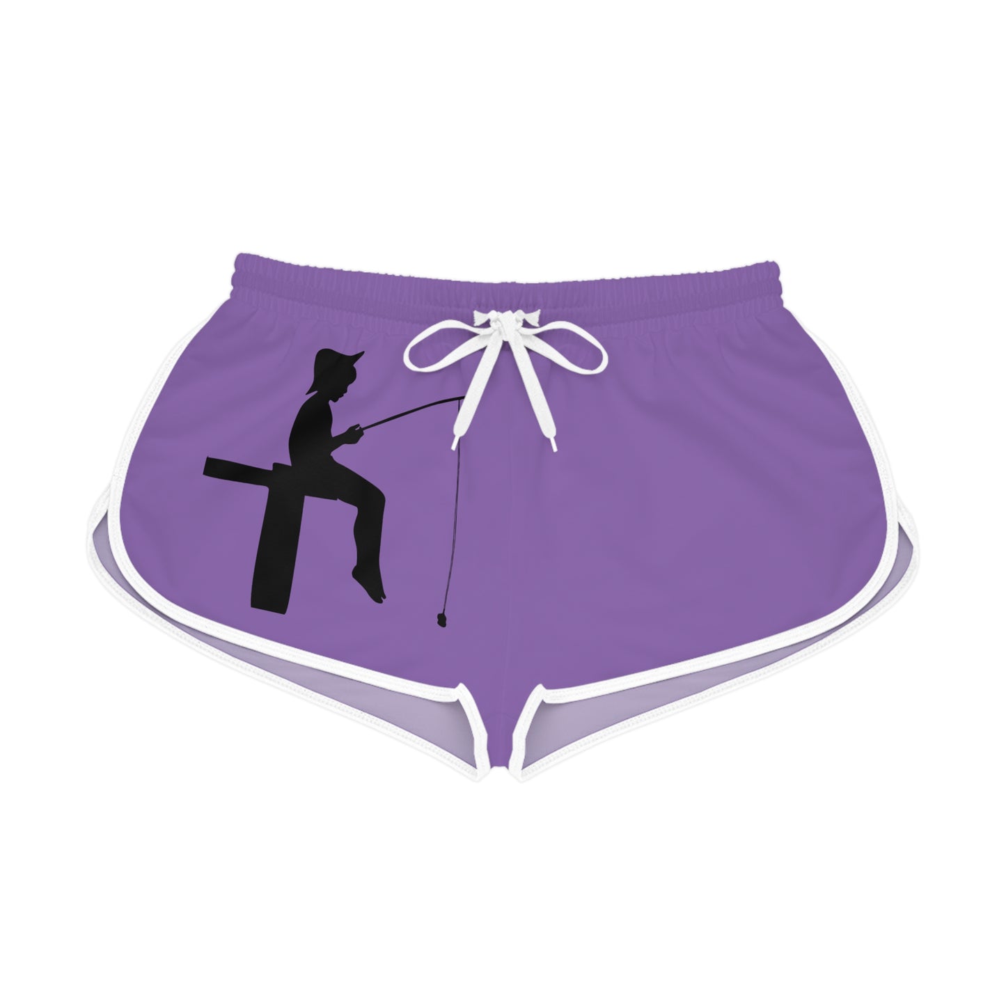 Women's Relaxed Shorts: Fishing Lite Purple