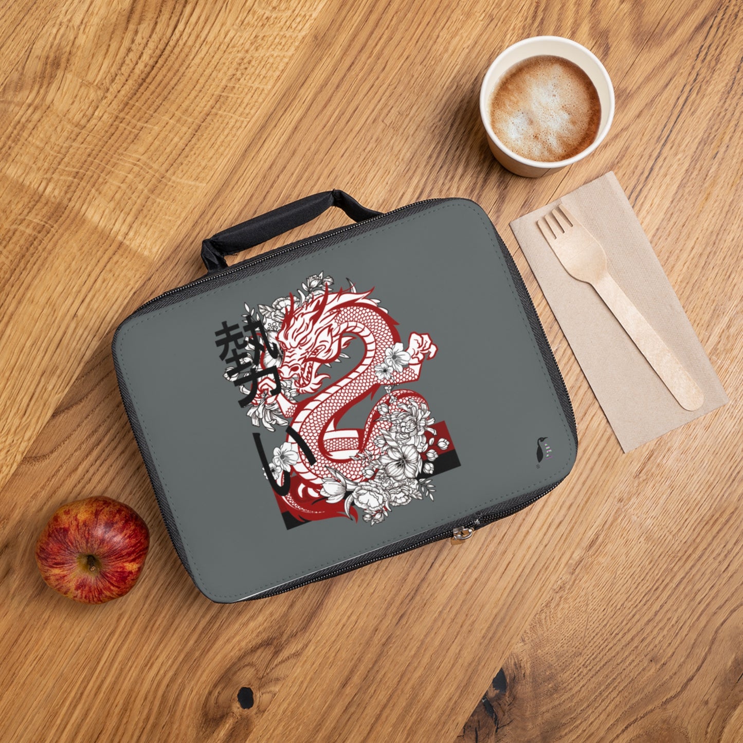 Lunch Bag: Dragons Dark Grey