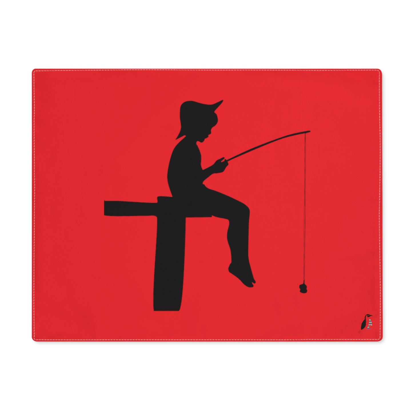 Placemat, 1pc: Fishing Red