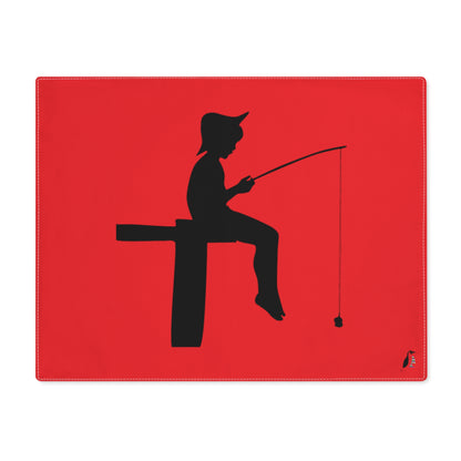 Placemat, 1pc: Fishing Red