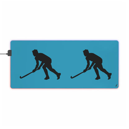 LED Gaming Mouse Pad: Hockey Turquoise