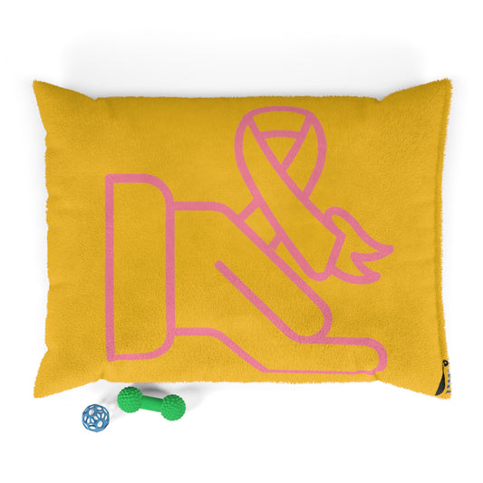 Pet Bed: Fight Cancer Yellow