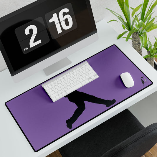 Desk Mats: Baseball Lite Purple