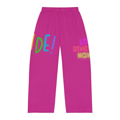 Men's Pajama Pants: LGBTQ Pride Pink