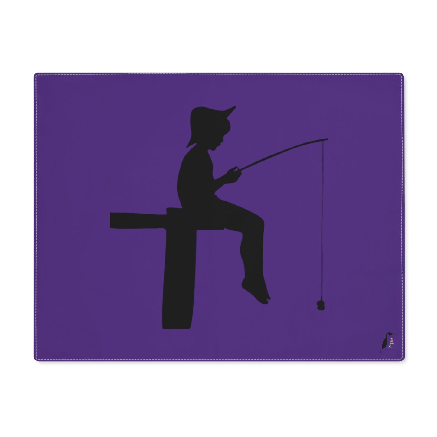 Placemat, 1pc: Fishing Purple