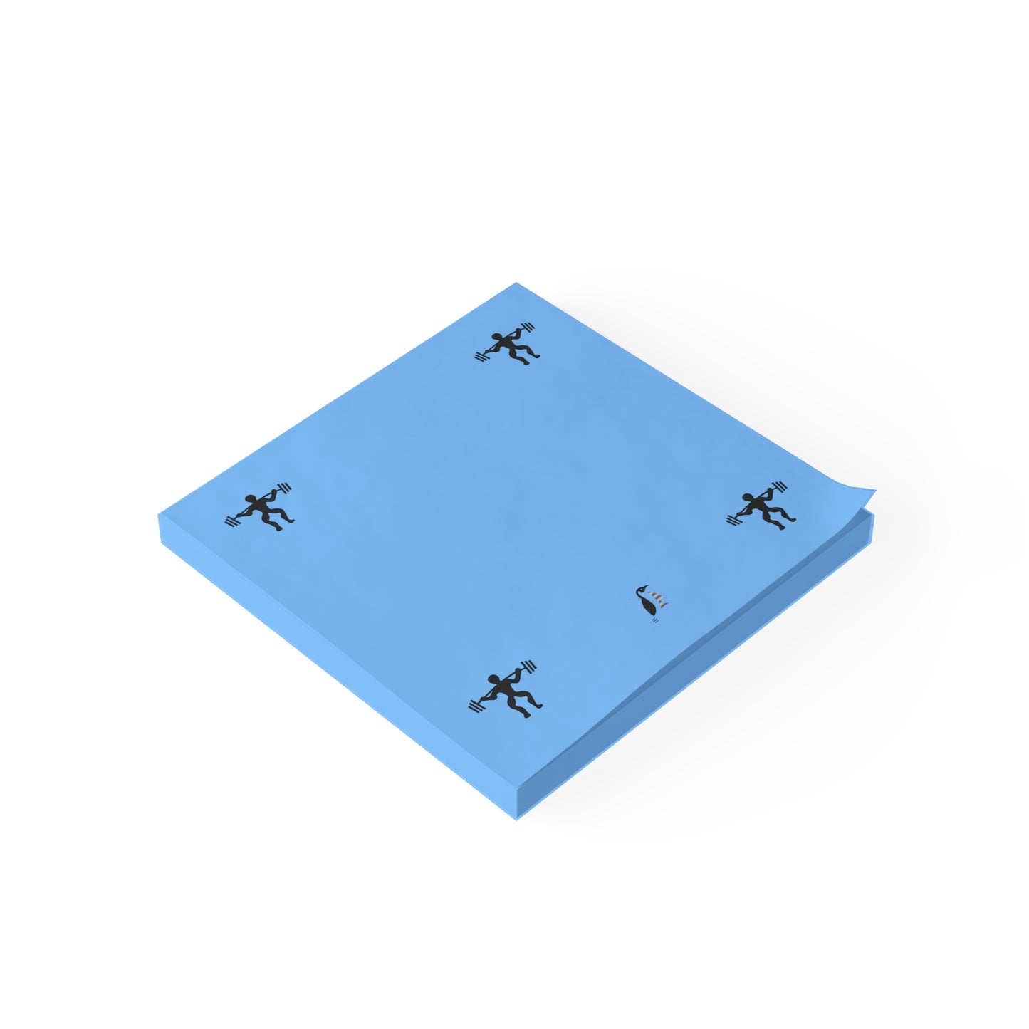 Post-it® Note Pads: Weightlifting Lite Blue