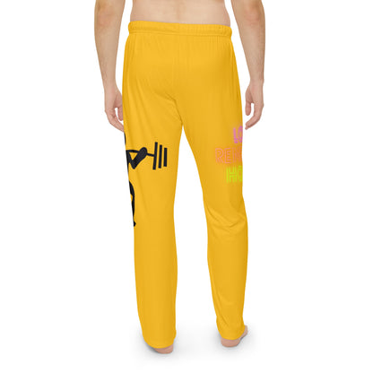 Panlalaking Pajama Pants: Weightlifting Yellow