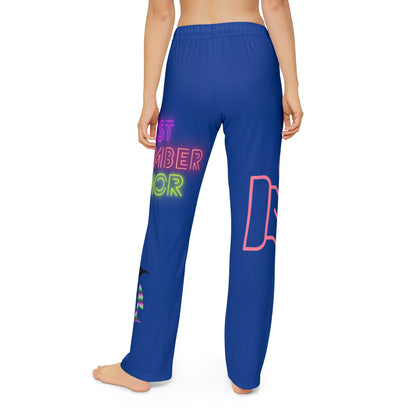 Kids Pajama Pants: Fight Cancer Dark Blue