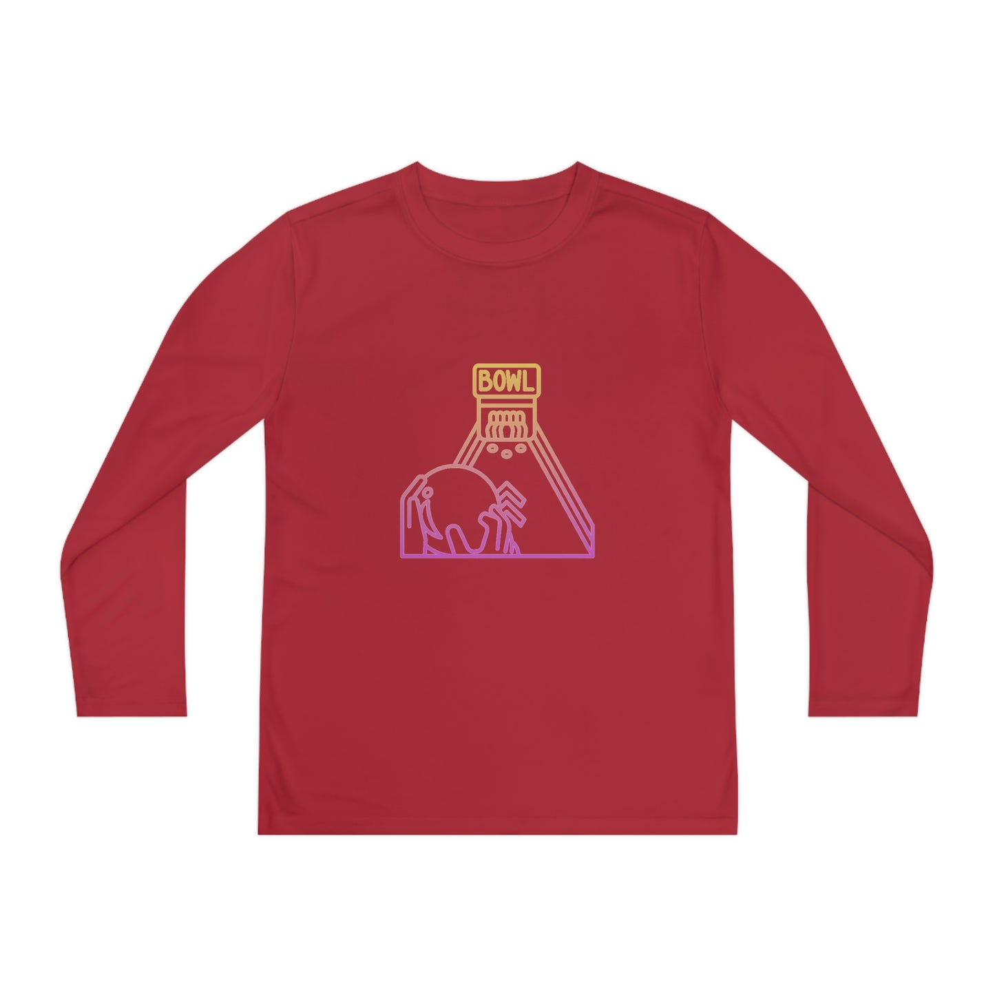 Youth Long Sleeve Competitor Tee: Bowling