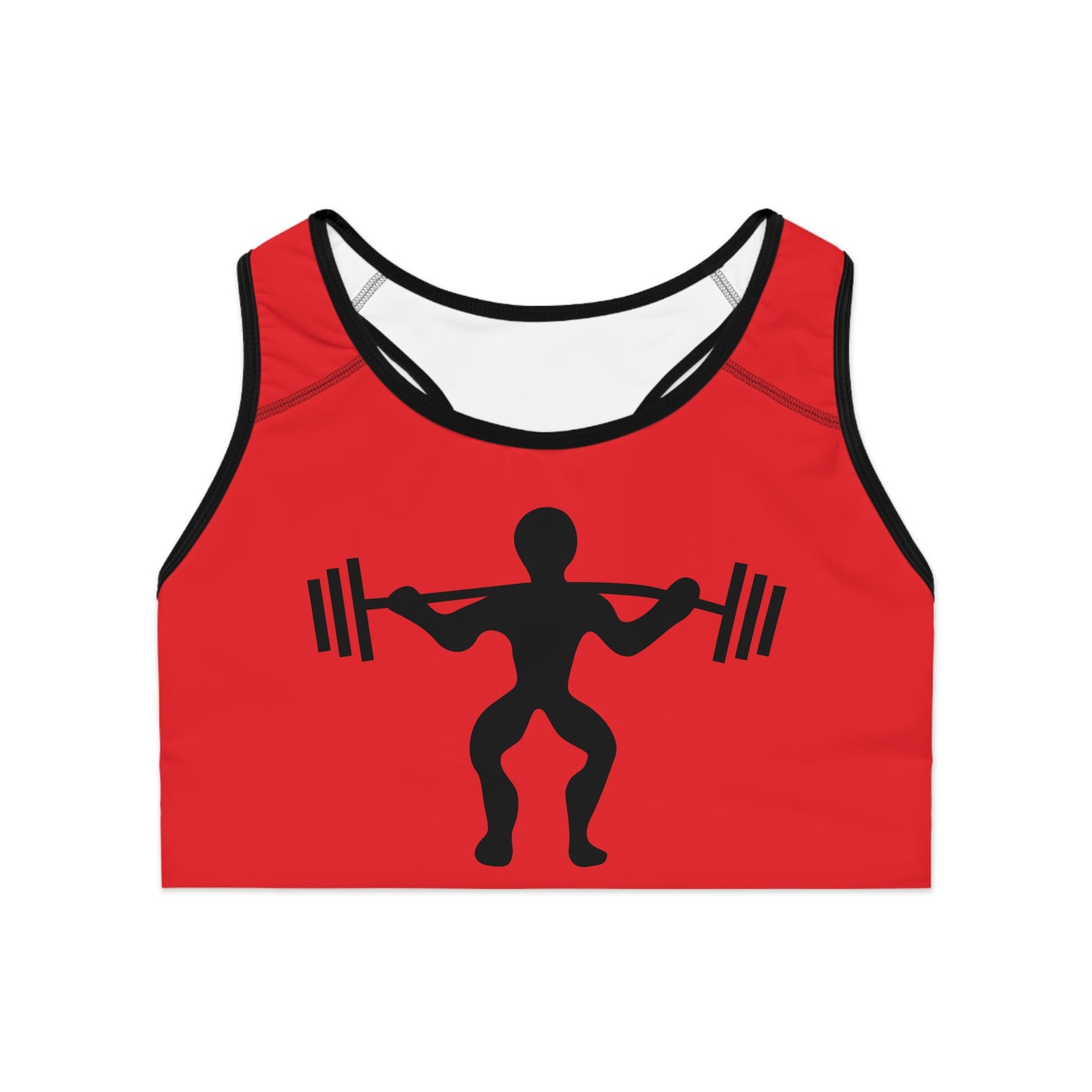 Sports Bra: Weightlifting Red