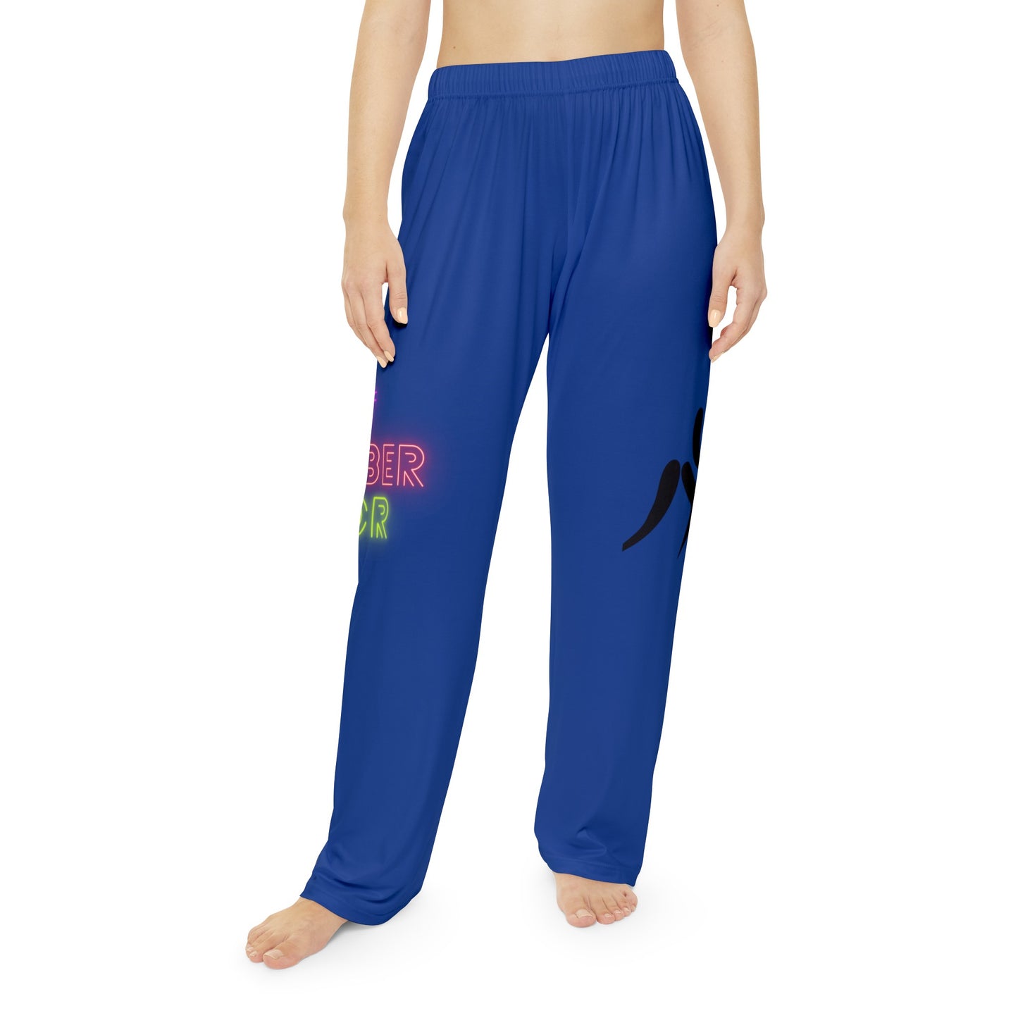 Pambabaeng Pajama Pants: Wrestling Dark Blue 