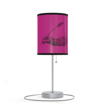 Lamp on a Stand, US|CA plug: Writing Pink