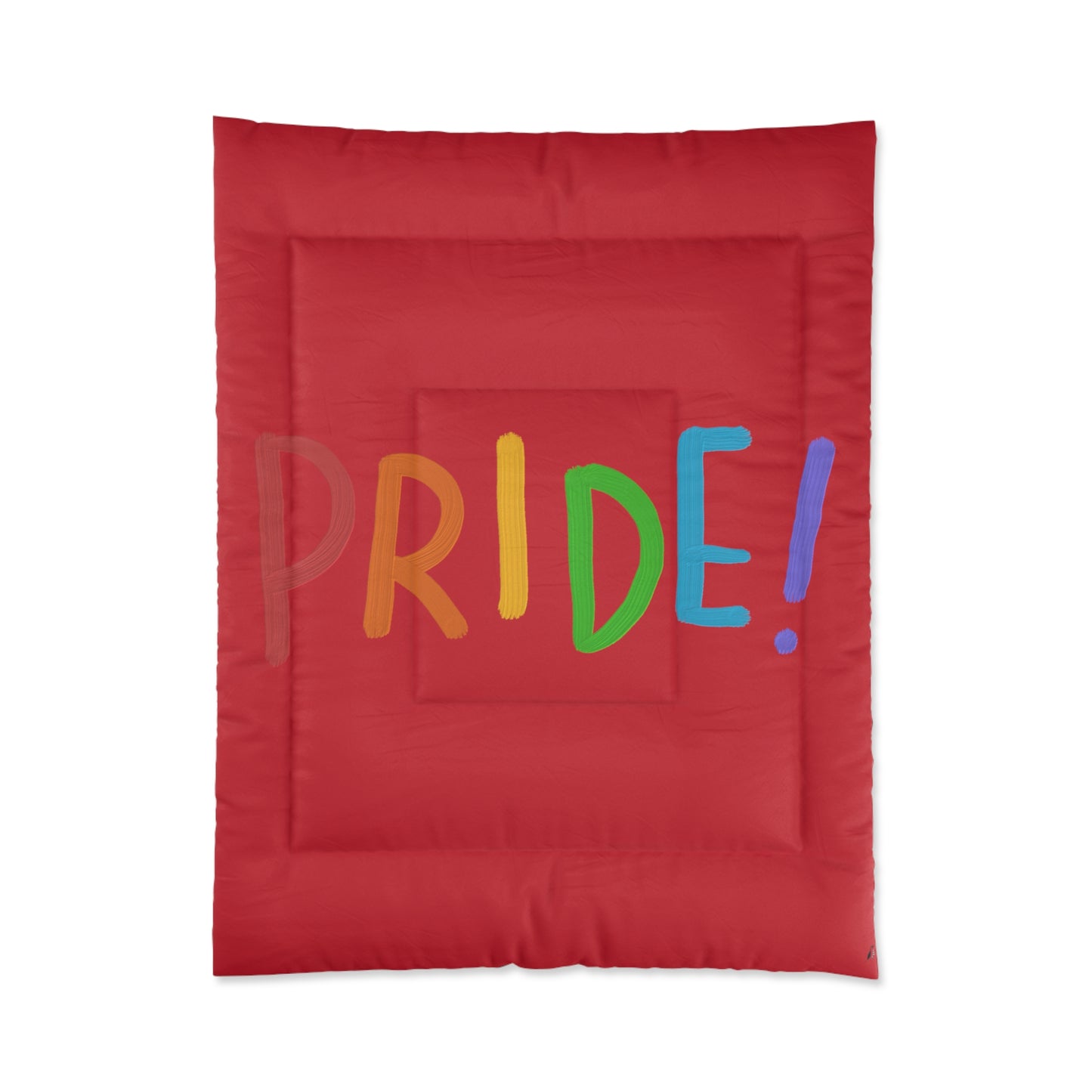 Comforter: LGBTQ Pride Dark Red