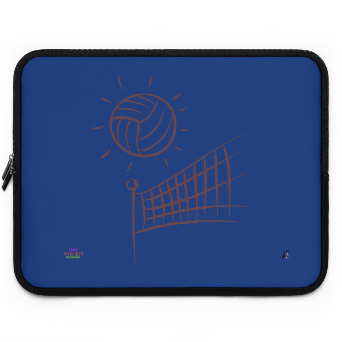 Laptop Sleeve: Volleyball Dark Blue