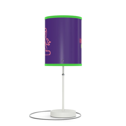 Lamp on a Stand, US|CA plug: Fight Cancer Purple