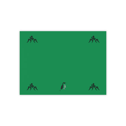 Post-it® Note Pads: Wrestling Dark Green