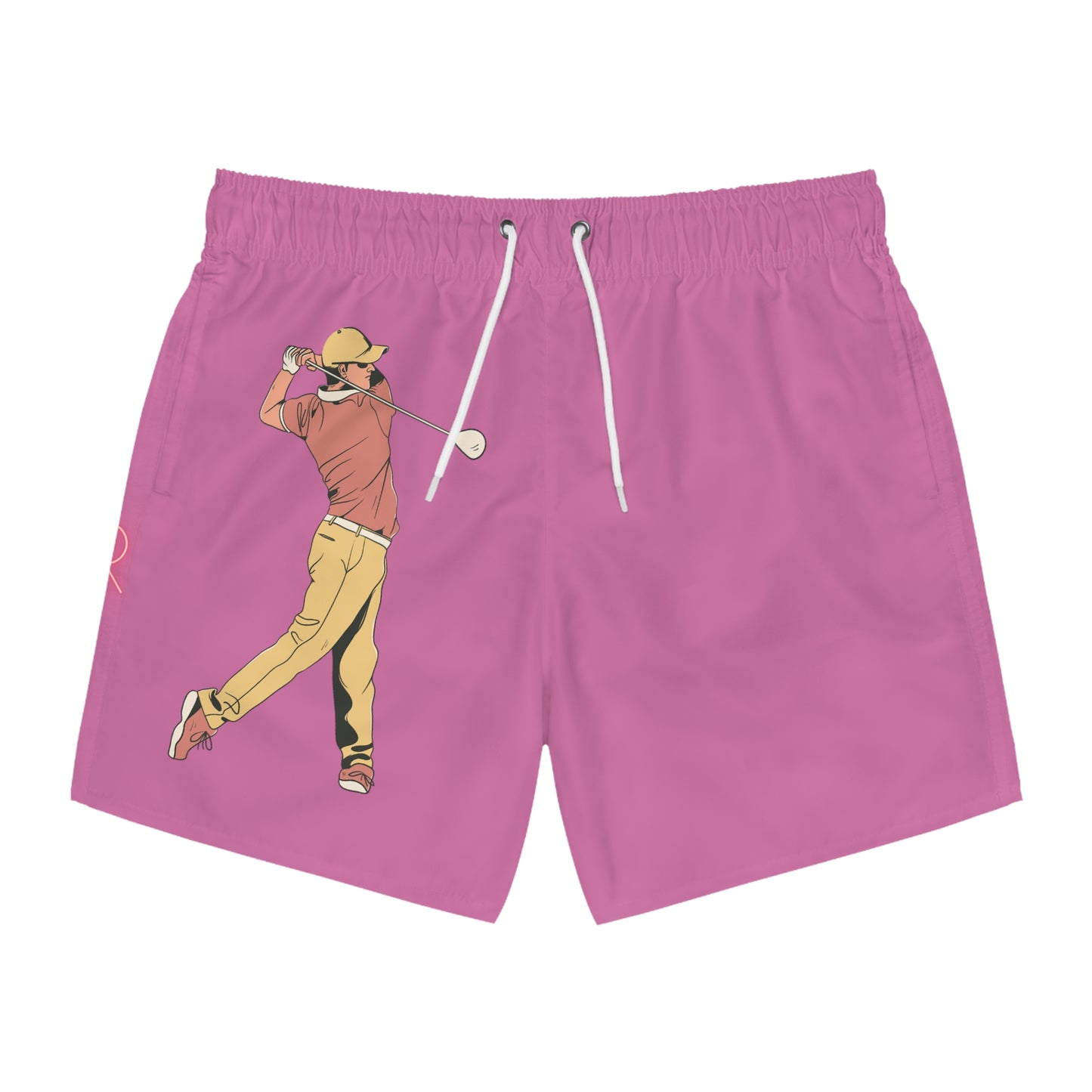 Swim Trunks: Golf Lite Pink