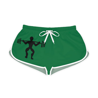 Women's Relaxed Shorts: Weightlifting Dark Green