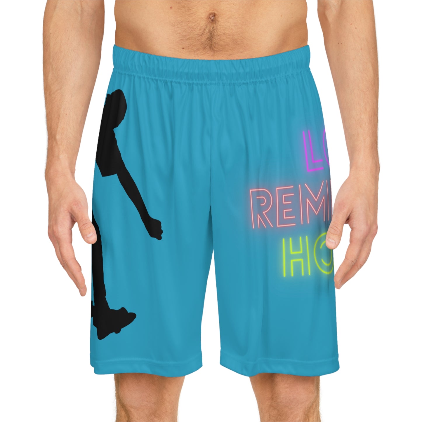 Basketball Shorts: Skateboarding Turquoise