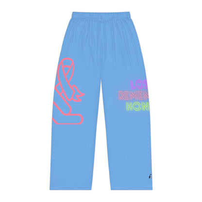 Women's Pajama Pants: Fight Cancer Lite Blue