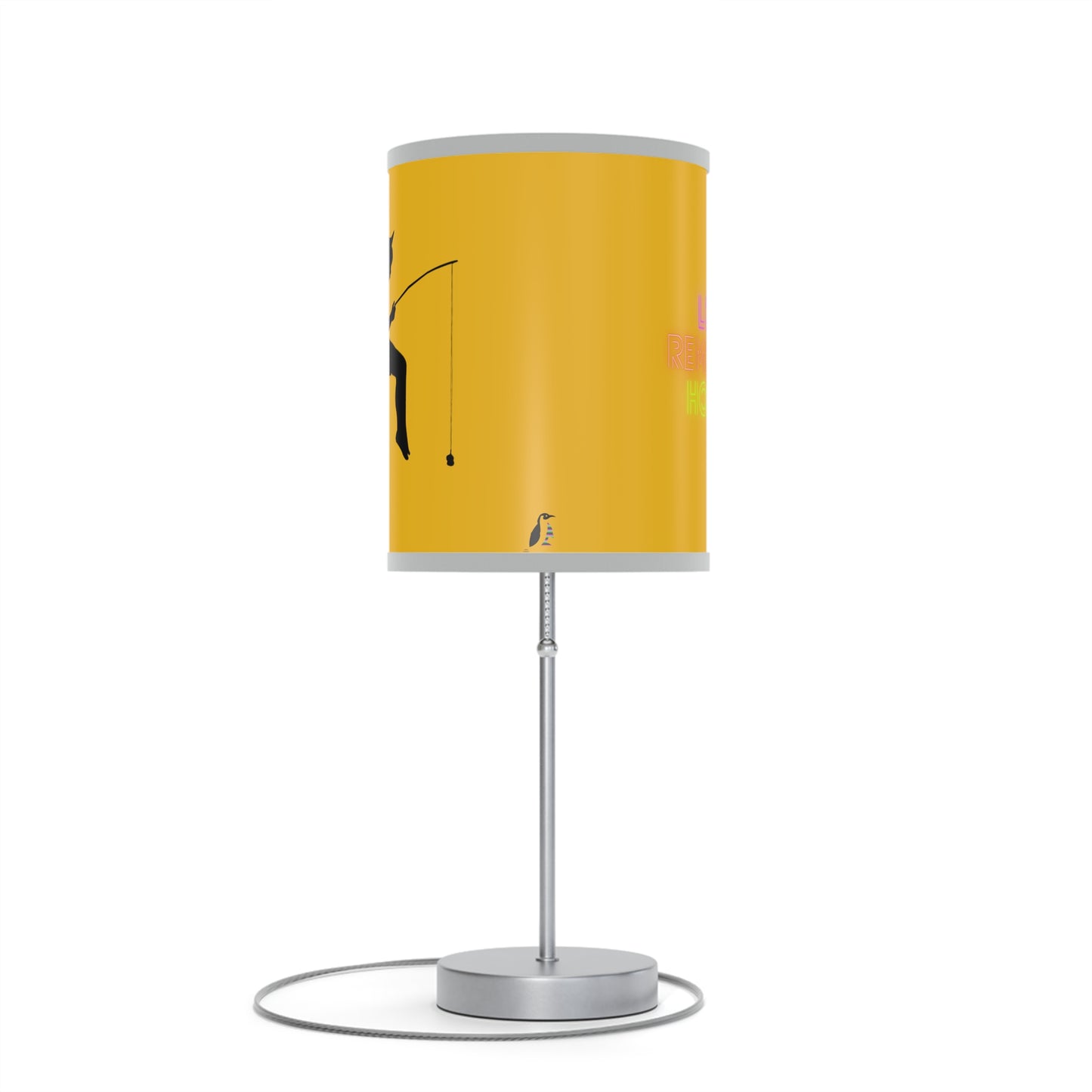 Lamp on a Stand, US|CA plug: Fishing Yellow