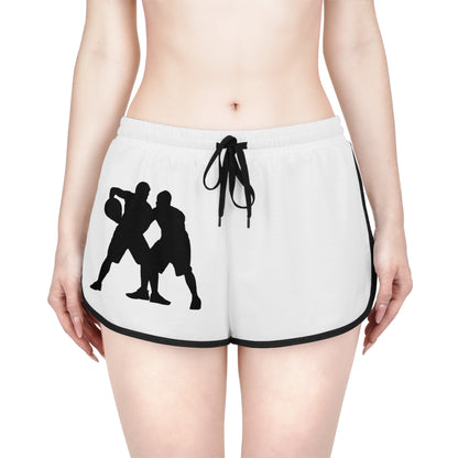 Women's Relaxed Shorts: Basketball White