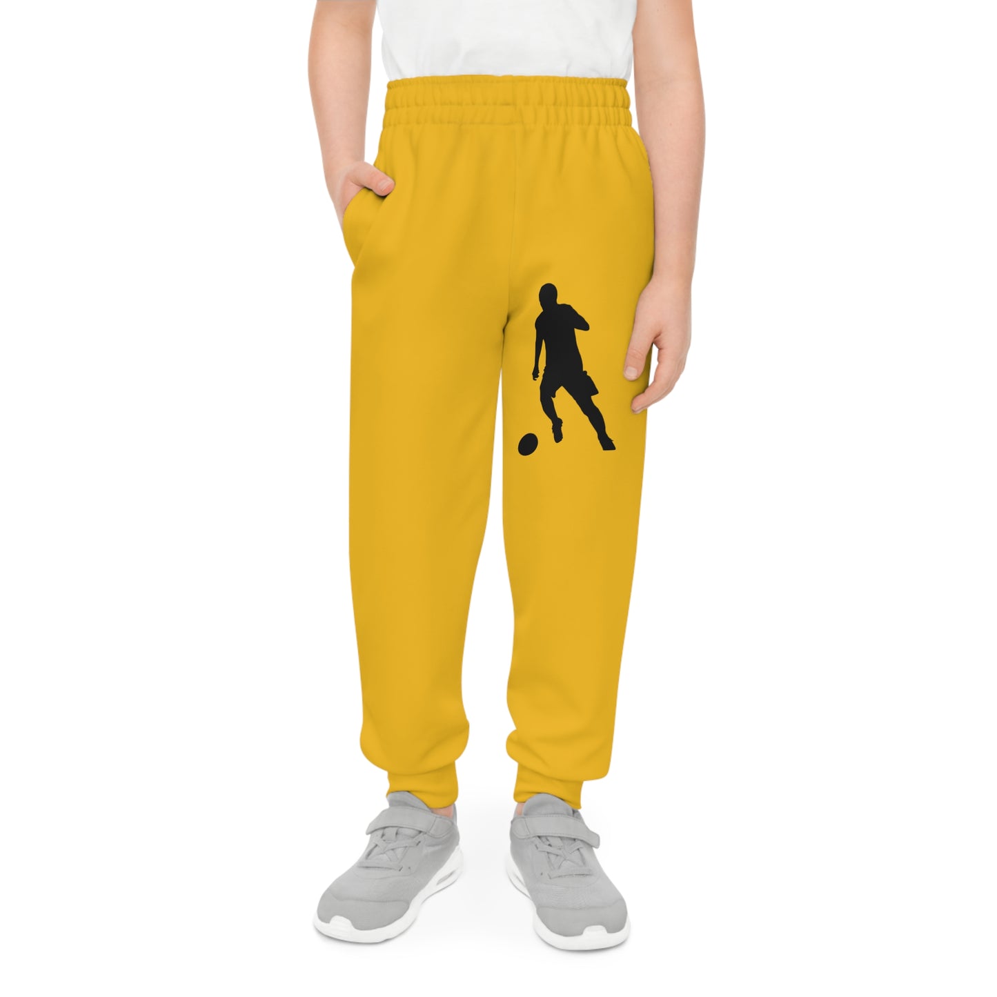 Youth Joggers: Soccer Yellow