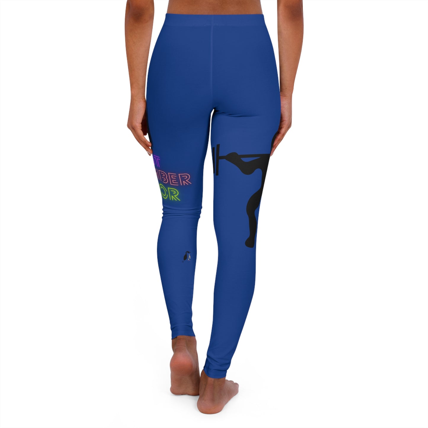 Women's Spandex Leggings: Weightlifting Dark Blue