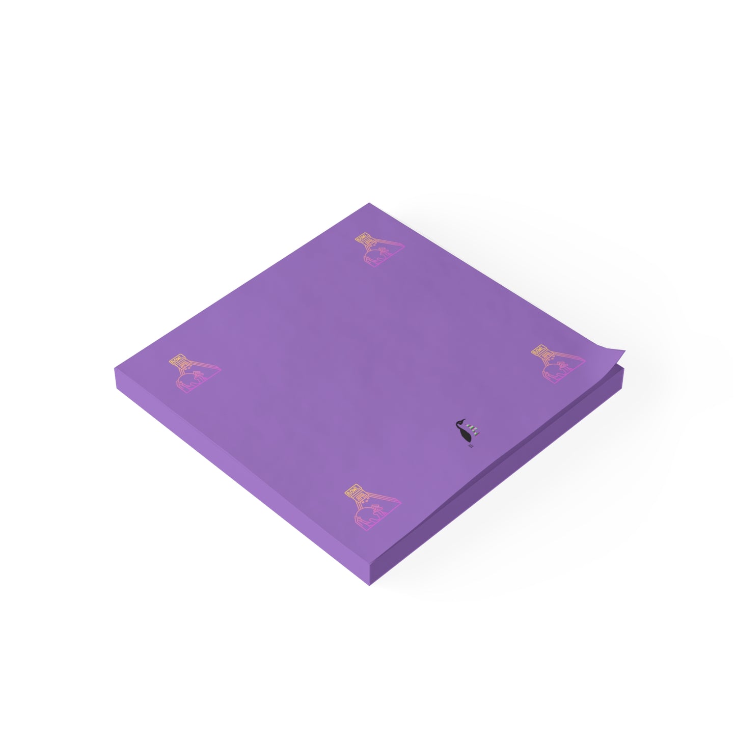 Post-it® Note Pads: Bowling Lite Purple