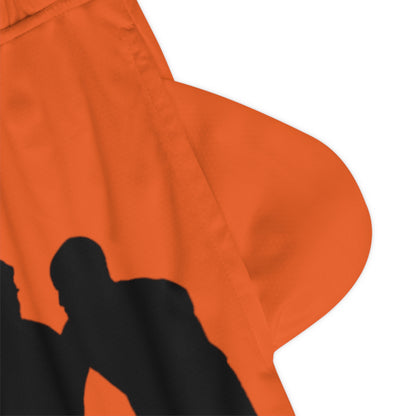 Basketball Rib Shorts: Basketball Orange