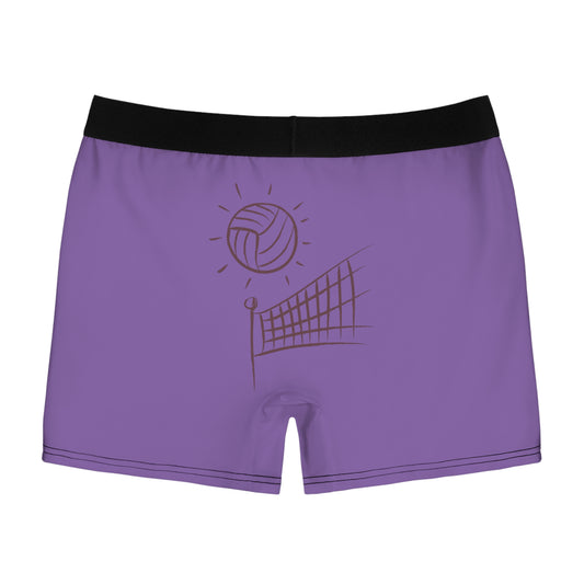 Men's Boxer Briefs: Volleyball Lite Purple