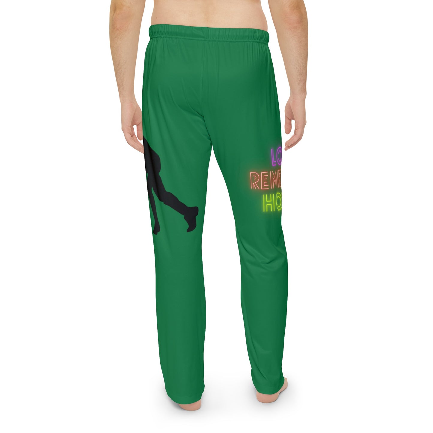 Men's Pajama Pants: Hockey Dark Green