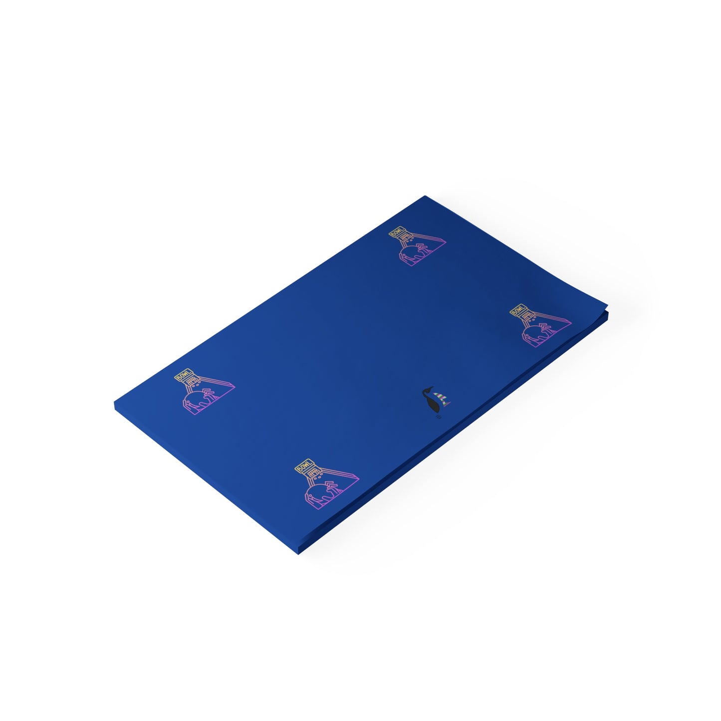 Post-it® Note Pads: Bowling Dark Blue