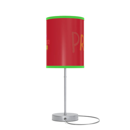 Lamp on a Stand, US|CA plug: LGBTQ Pride Dark Red 