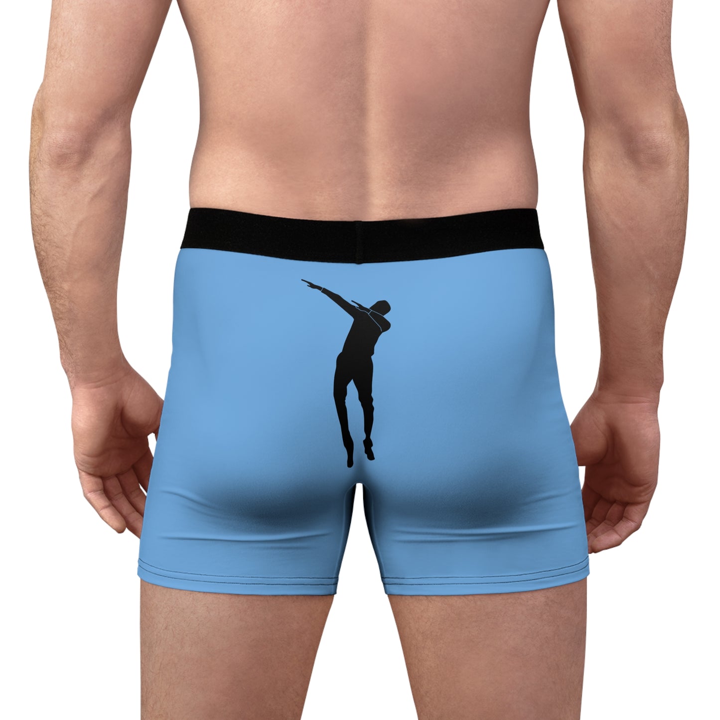 Men's Boxer Briefs: Dance Lite Blue