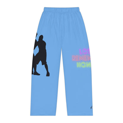 Women's Pajama Pants: Basketball Lite Blue