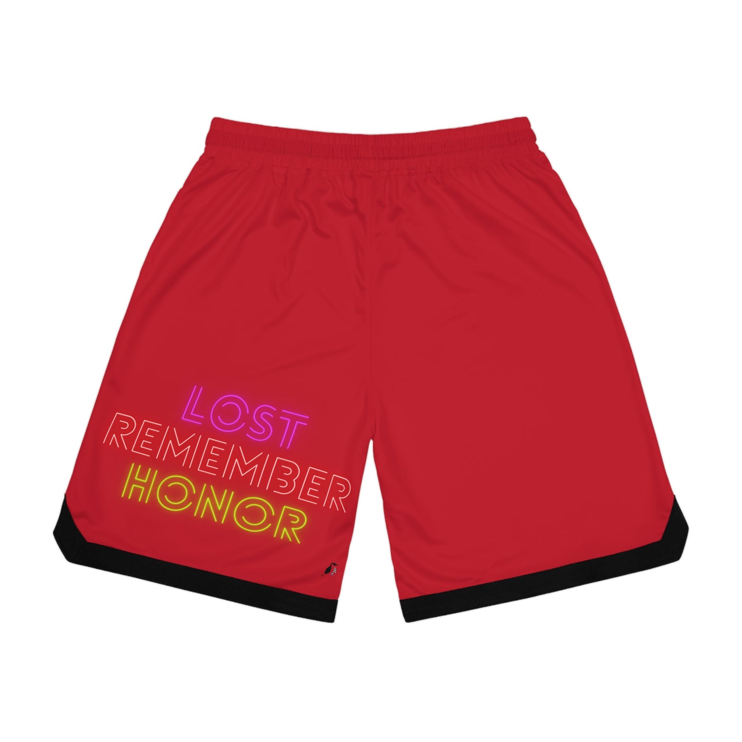 Basketball Rib Shorts: Wolves Dark Red