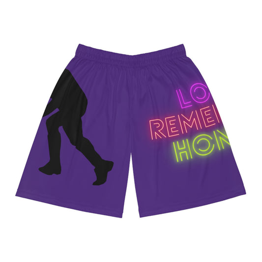 Basketball Shorts: Hockey Purple