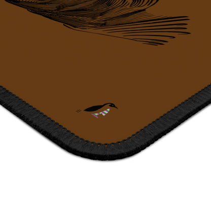 Gaming Mouse Pad: Writing Brown