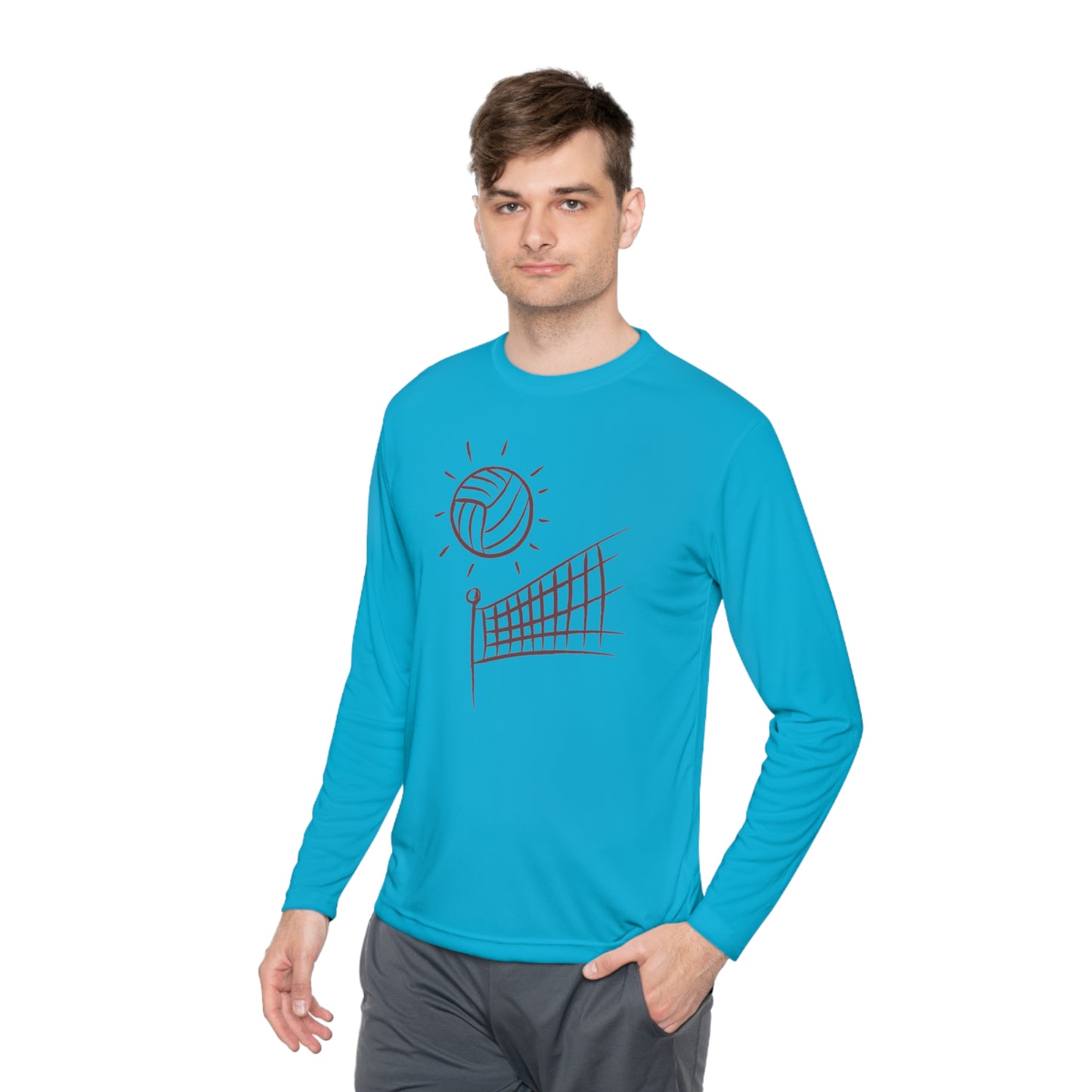 Lightweight Long Sleeve Tee: Volleyball #2