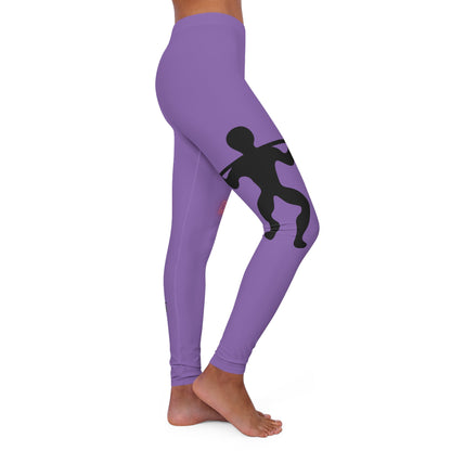 Women's Spandex Leggings: Weightlifting Lite Purple