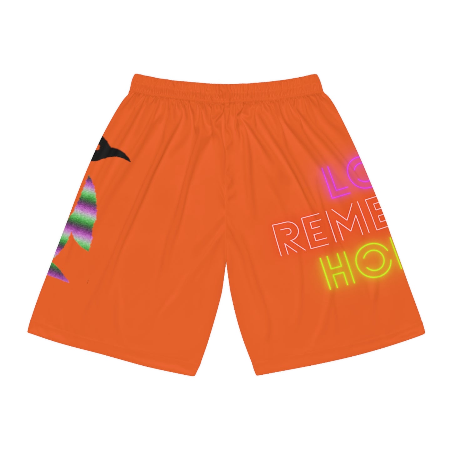 Basketball Shorts: Lost Remember Honor Orange