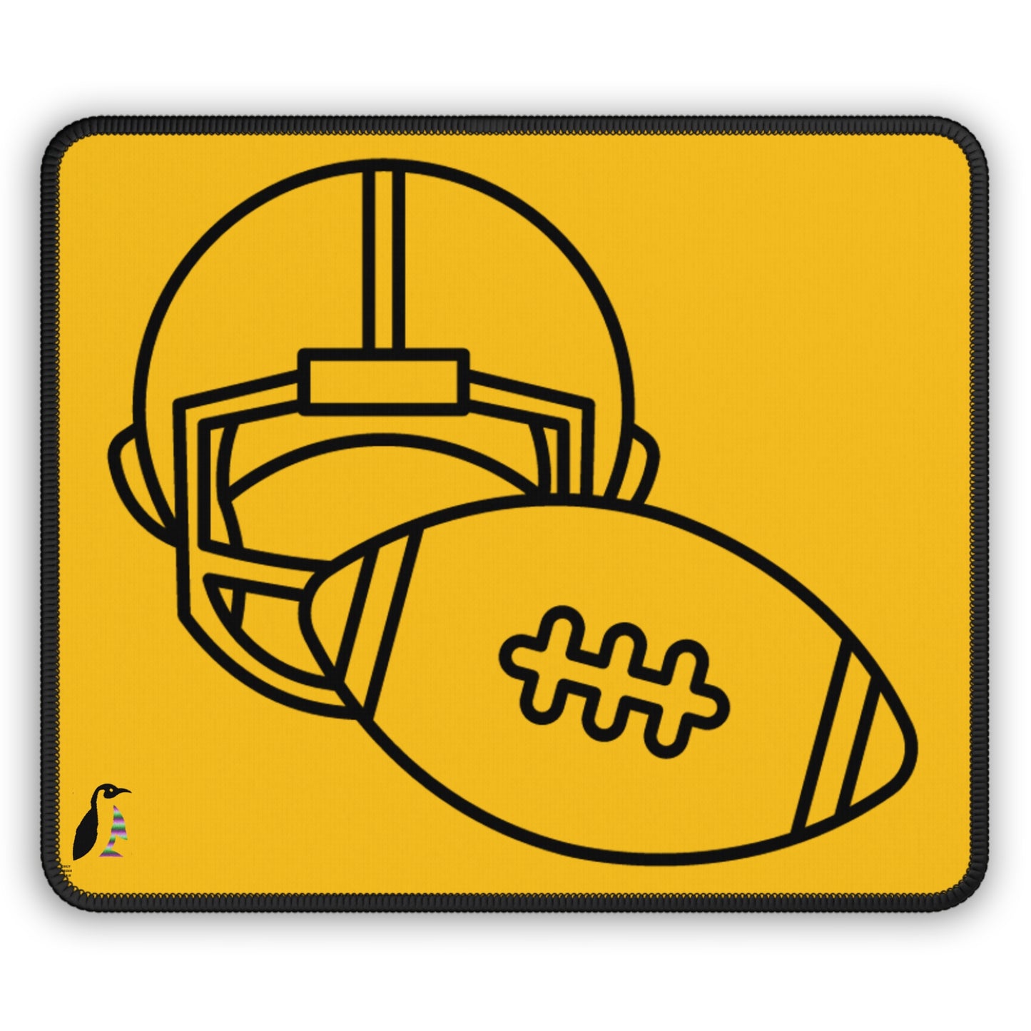 Gaming Mouse Pad: Football Yellow