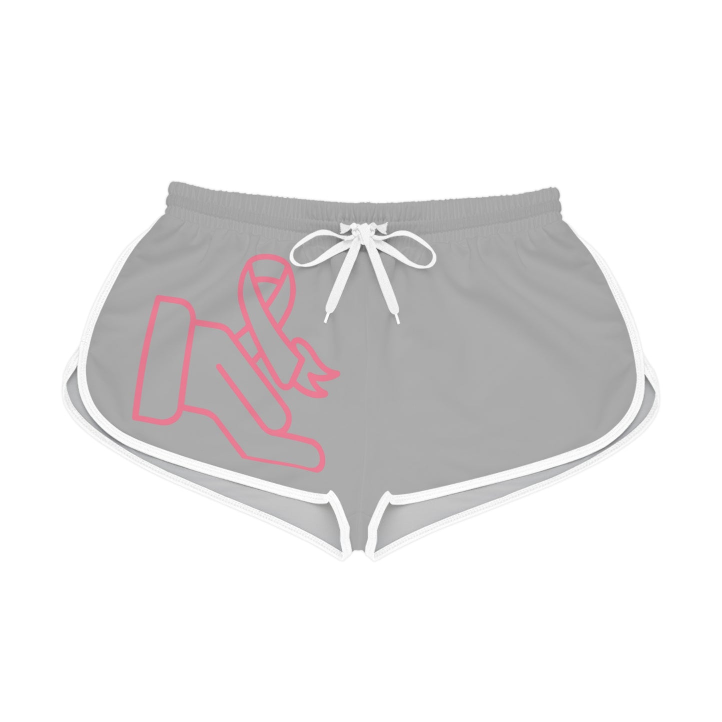 Women's Relaxed Shorts: Fight Cancer Lite Grey