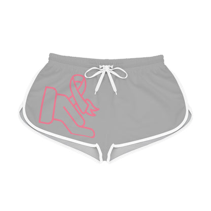 Women's Relaxed Shorts: Fight Cancer Lite Grey