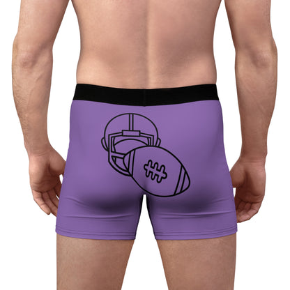 Men's Boxer Briefs Football Lite Purple