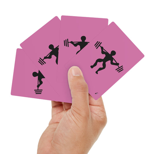 Poker Cards: Weightlifting Lite Pink